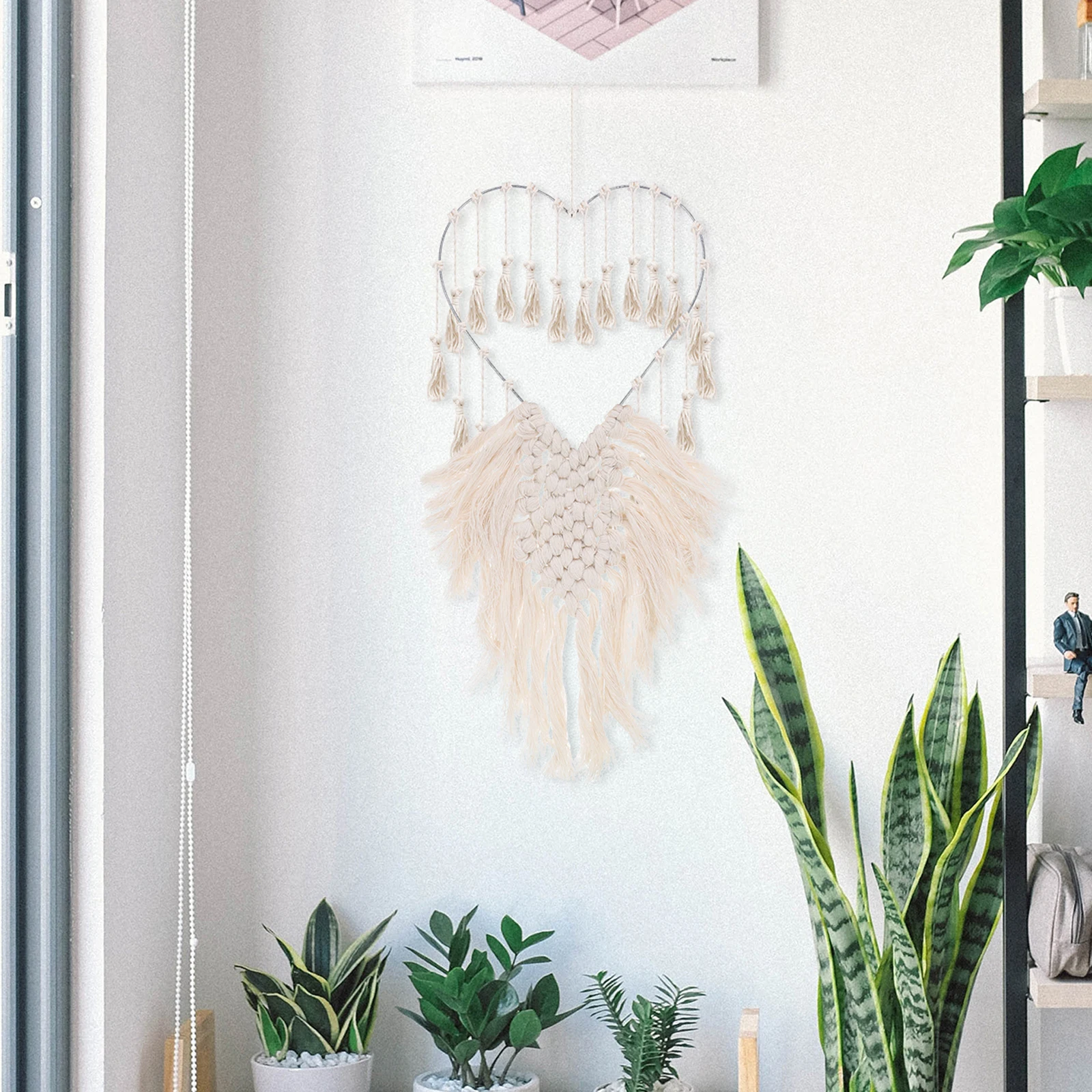 

2Pcs Five Pointed Star Heart Shape Wreath Frame Premium Iron Craft DIY Decoration for Garden Porch Ceiling Hanging