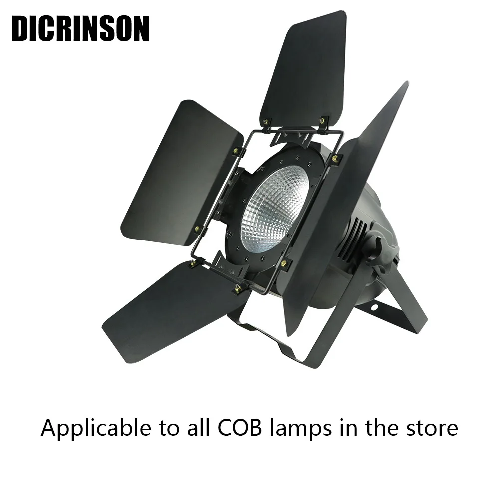 Professional Waterproof Lighting Design RGBW/5IN1/6IN1 LED Par Lights COB 100W/200W  Barn Door Aluminium Case Stage Lighting