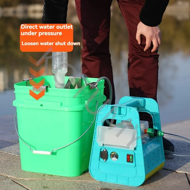 

Lithium battery electric pesticide bottle opening and high-efficiency agricultural pesticide bottle washing machine