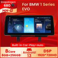 12.5 '' Snapdragon 680 BT Car-Play Android Auto Radio Multimedia Player GPS 4G Stereo for BMW 1 Series F20 F21 F22 120i 116i EVO