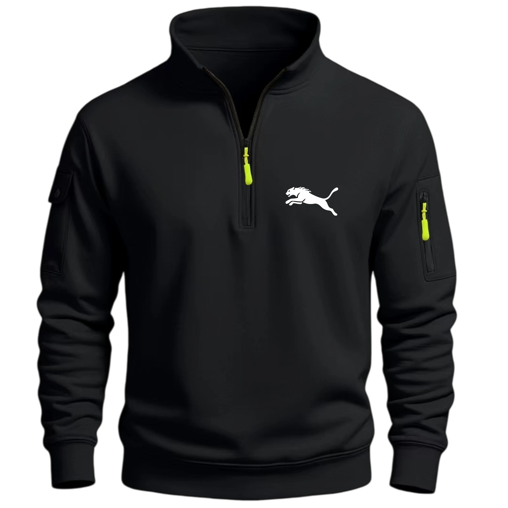 Autumn Winter New Men's Stand  - đánh giá và giá Streetwear Zipper
