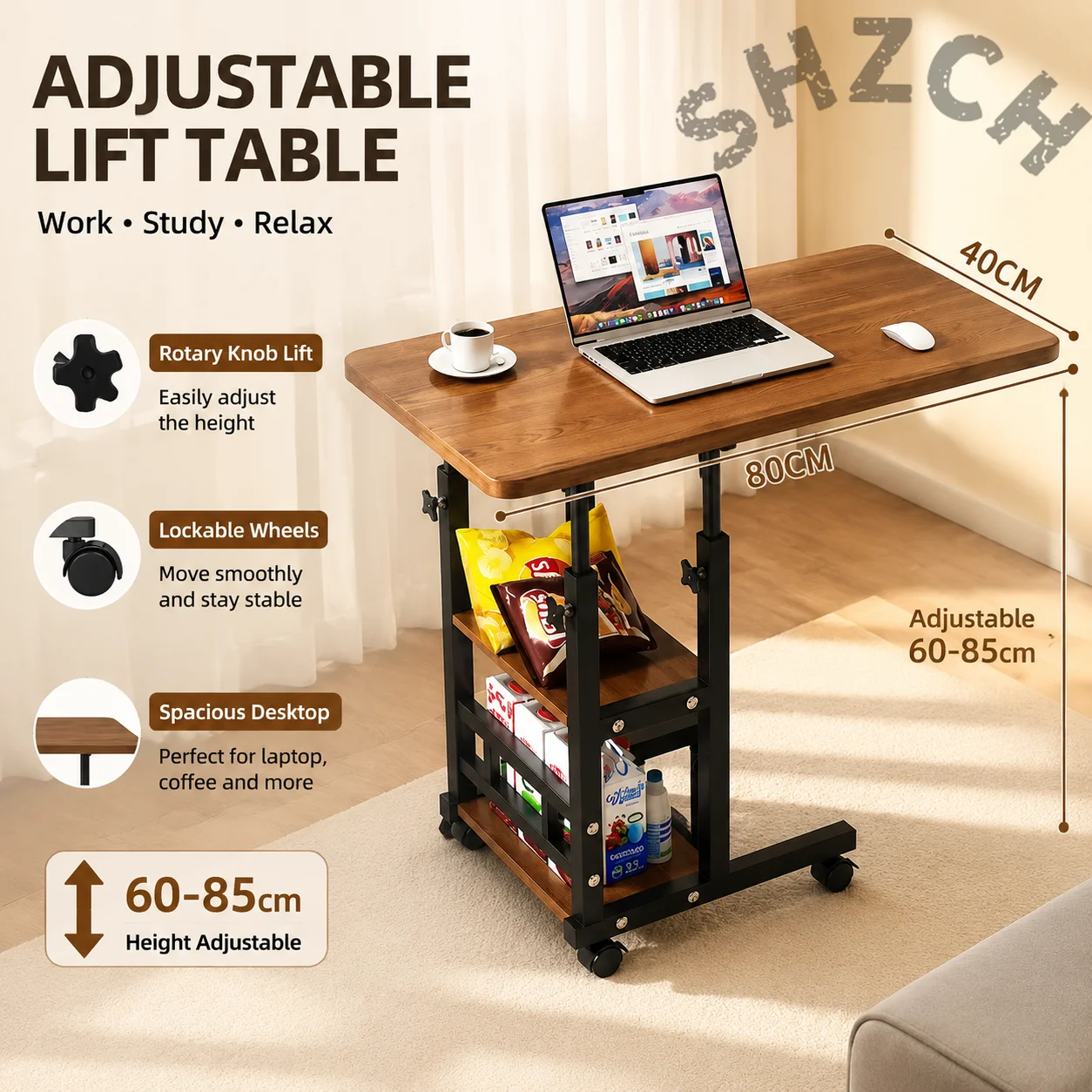 Aliexpress Multi-Functional Small Desk for Bedroom/Dorm/Home Office, Space-Saving Study Table for Students & Lazy Person​ - Aliexpress Deal