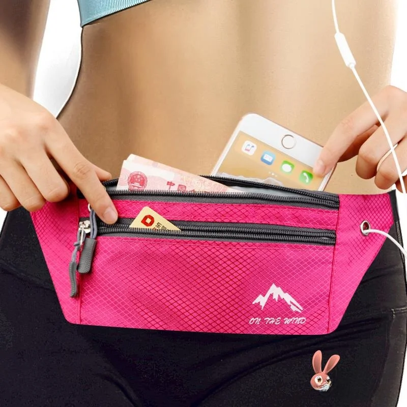 

Новая модная женская поясная сумка для бега, водонепроницаемая, с защитой от краж, для телефона, для путешествий и активного отдыха