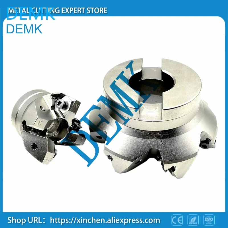 Imagem -04 - Cortador de Fresagem Dupla Face Inserção de Carboneto Ferramentas Cnc Mfwn90 Graus Alta Qualidade 50 mm 63 mm 80 mm Wnmu080608
