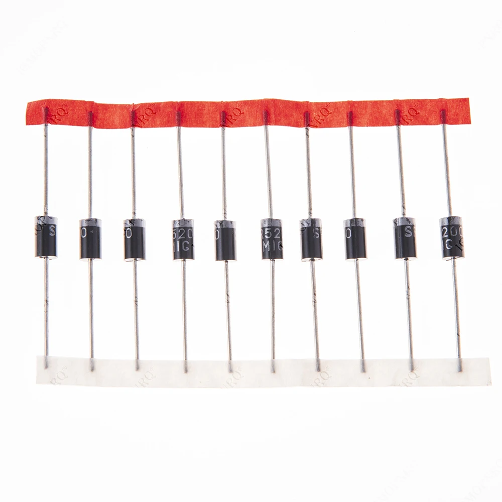 Kit 50PCS=5values*10PCS Schottky Diode Assorted Kit SR3100 SR3200 hjxrhgal SR5100 SR5200 SR560 each 10PCS