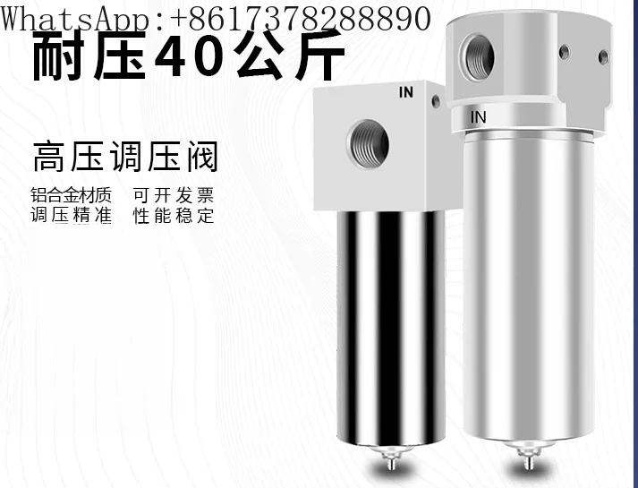 

Pneumatic Air Pump High Pressure Oil Water Separation Air Filter QSLH-8/10/15/20/25 Blow Molding Machine 40kg