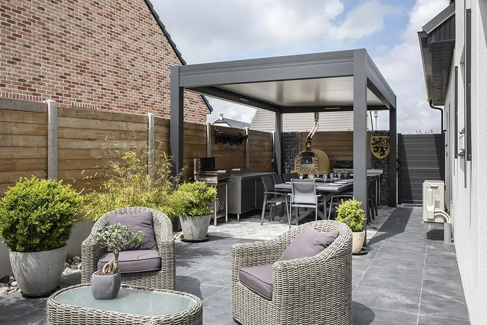 

3X4 4X4 3X6 3X5 4X6 4X5 3X3 Canopy Louvered Roof Outdoor Gazebo Pergola Aluminium Electric Bioclimatica Arches Arbours Pergolas