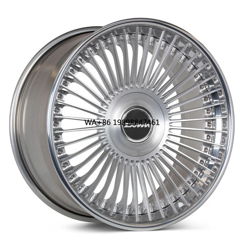 

High Polishing Chrome Forged Customized Aluminum Alloy Rim 5x114.3 5x120 5x130 for Mercedes Corvette C8 16-