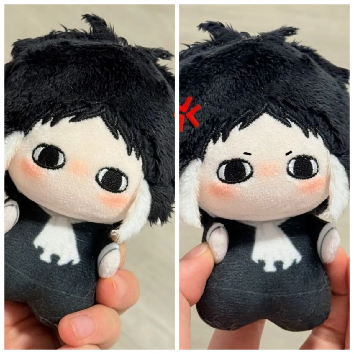 

10cm Ryunosuke Akutagaw Attributes Plush Doll Print Mini Starfish Body Anime Pendant Keychain Toy Figures Christmas Gifts