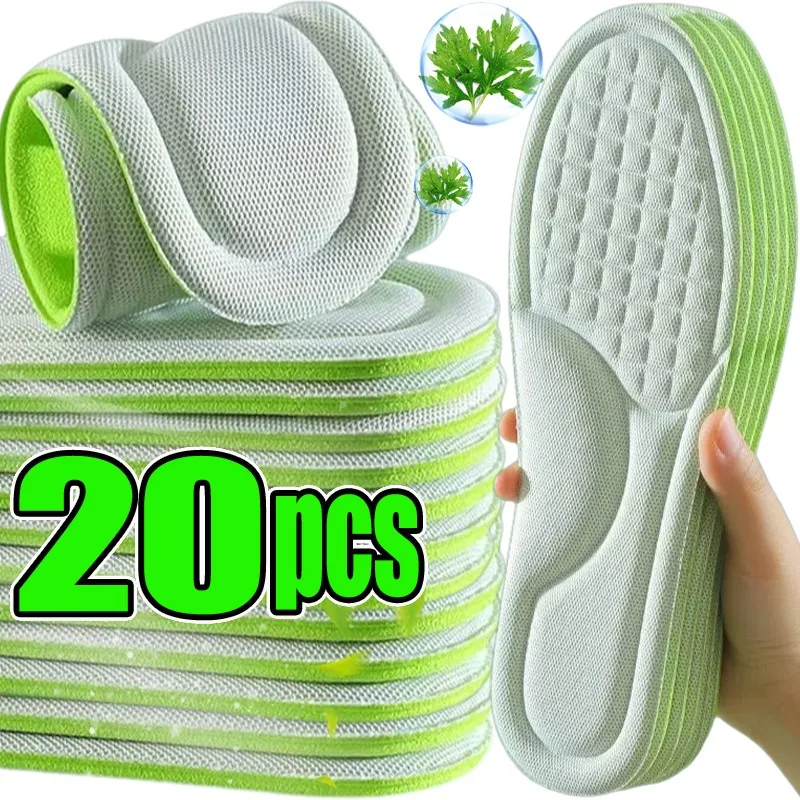1/10 Paar orthopädische Unisex-Einlegesohlen aus weichem Memory-Schaum, desodorierende Einlegesohle, absorbiert atmungsaktives, antibakterielles Schuhzubehör