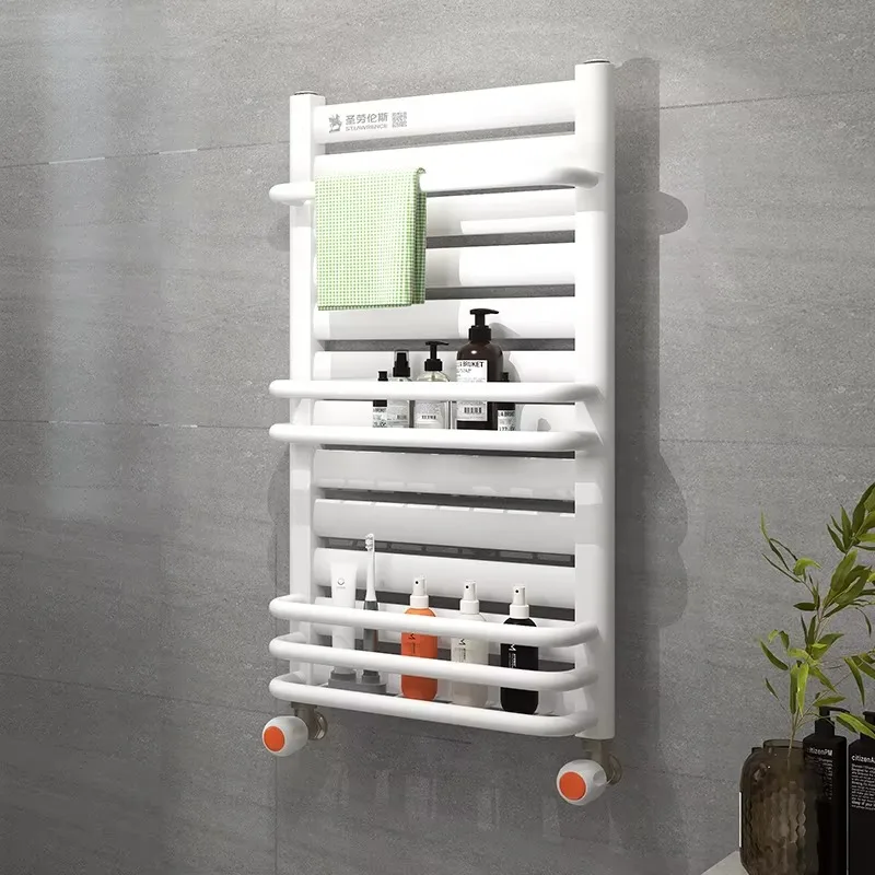 Anthracite Horizontal Towel Warming Rack Rail Radiator Stainless Steel Bathroom Radiator Vertical Rapid Warming Designer Towel