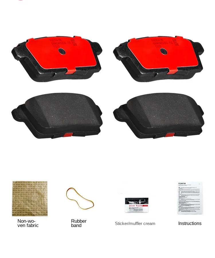 Rear brake pads ceramic for Ford Edge/Mazda CX7/Lincoln MKX