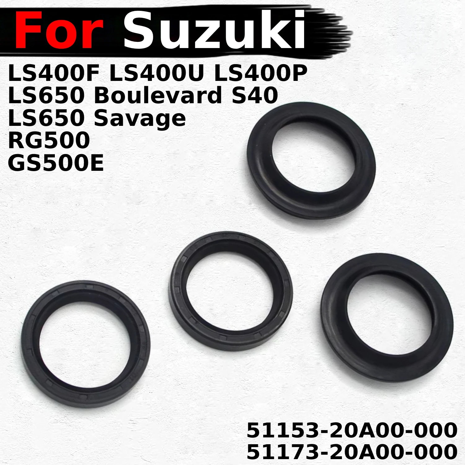 

Мотоциклетный демпфер 38X50X8, фотокольца для Suzuki RG500 LS650 GS500E LS400F LS400U/P OEM:51153-20A00-000 51173-20A00-000
