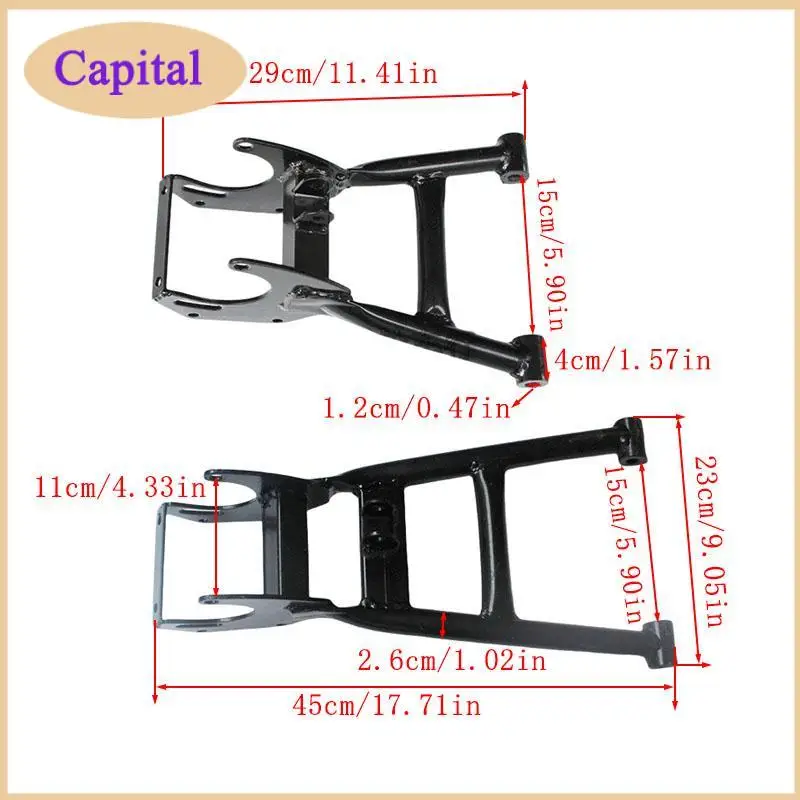 NEW Rear Fork Swing Arm Black For Chinese 50cc 70cc 90cc 110cc 125cc With Sunl ATV Quad 4 Wheel Motor