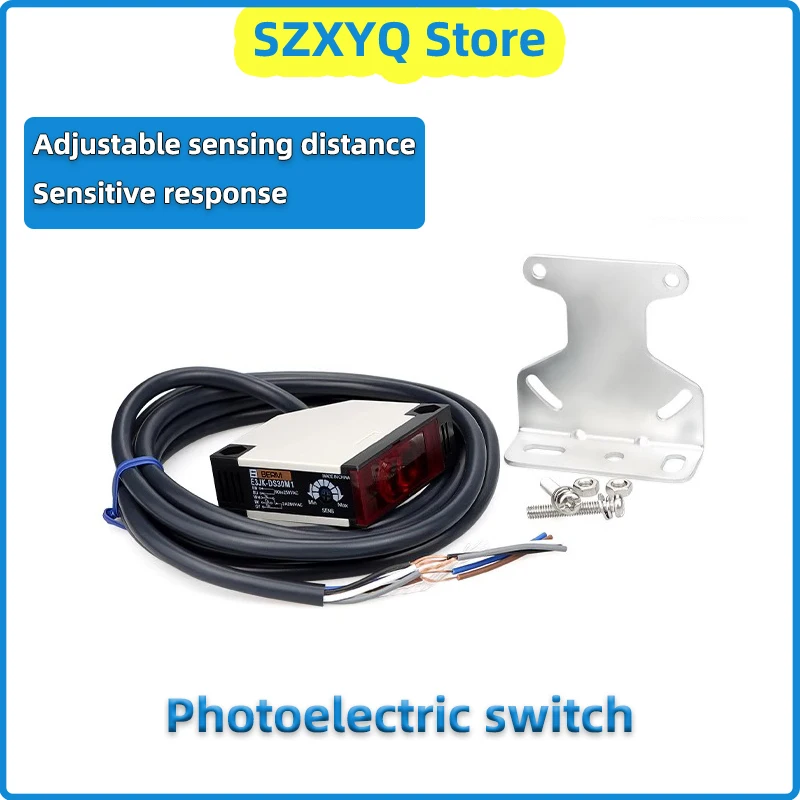 

E3JK-R4M1 with reflector induction switch DS30M1 5DM1 lens reflection type photoelectric sensor 12V 24V 220V