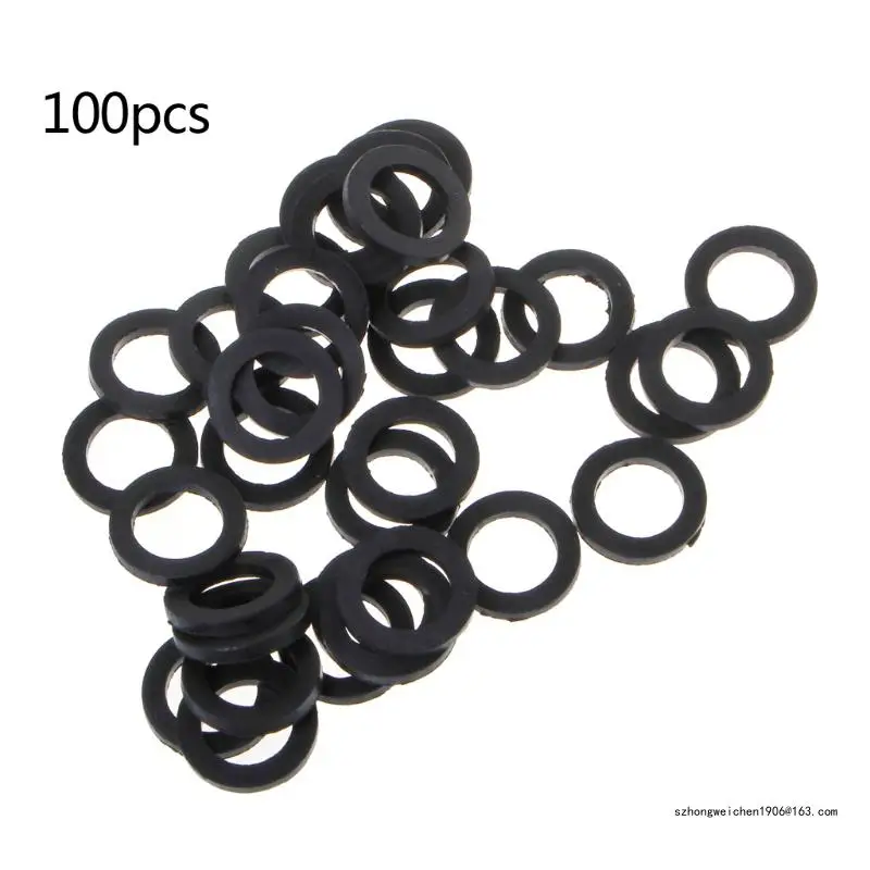 28GF 100 Pcs Seal O-Ring Hose Gasket Plumbing Flat Rubber Washer for Faucet Grommet