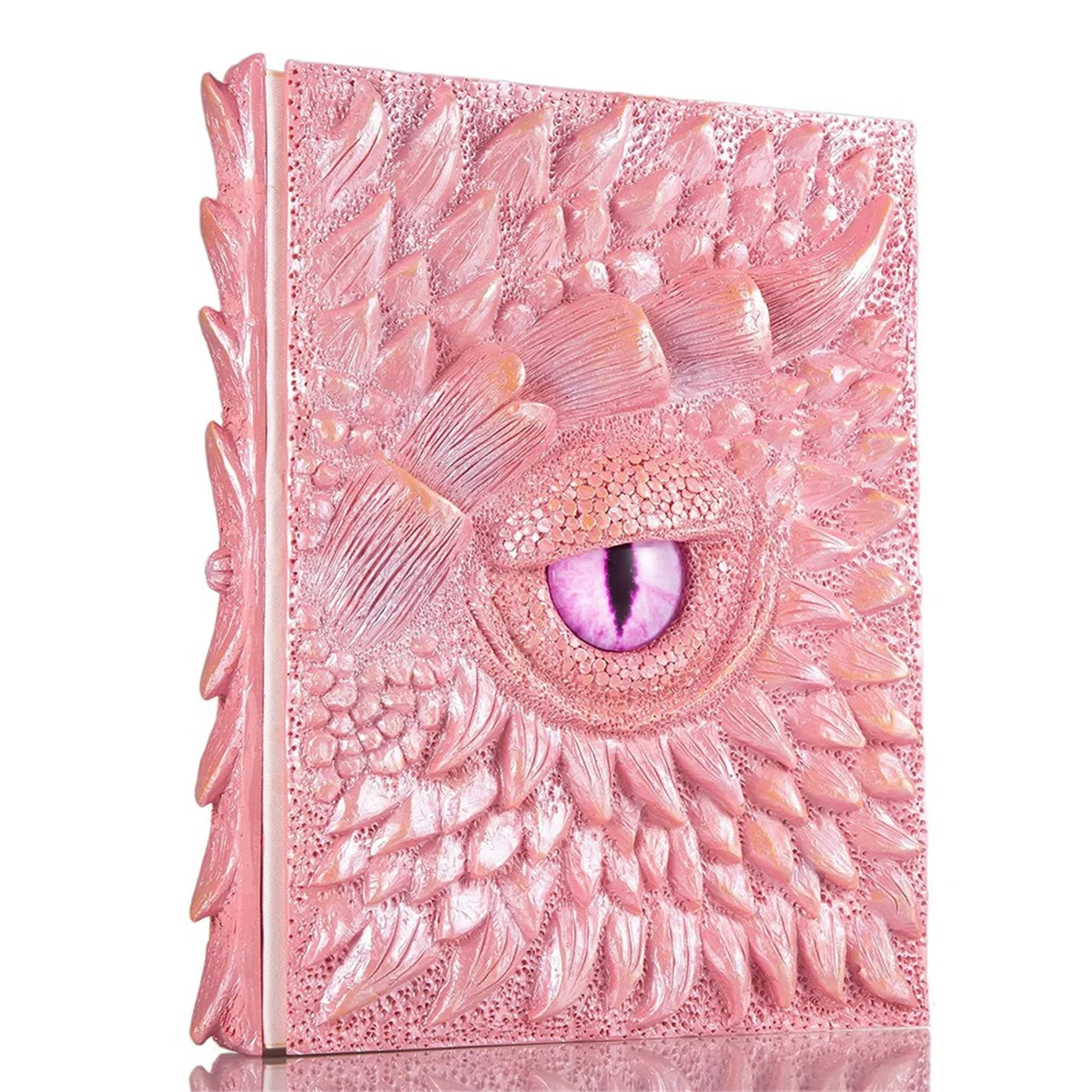 A72Z Dragon Secret Diary 3D Dragon Relief Engraving Book Retro Fantasy Diary