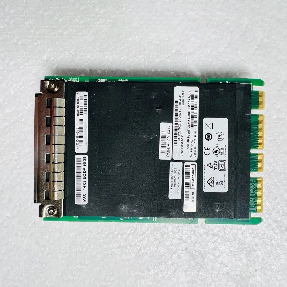 For Hp P28558-001 P28150-001 10GBE 4P RJ45 QL41134HQRJ-HC OCP3.0 Four-port 10 Gigabit Ethernet Card