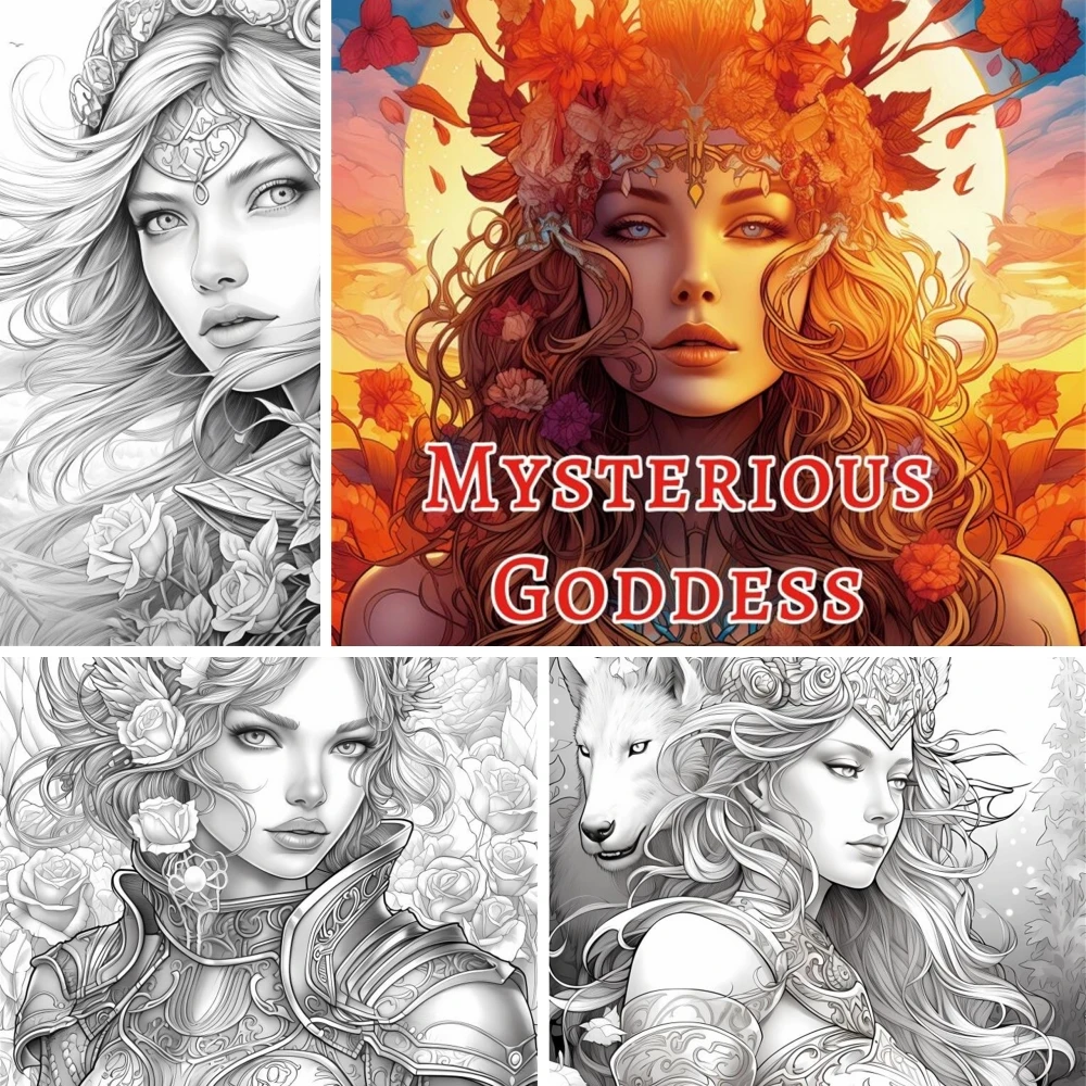 1pc Art Coloring Book 22 Page Coloring Books Gift For Birthday Party Relieve Stress Kill Time Graffiti Painting Drawing Art Book