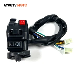 22mm Motorcycle Left Switch Kill Start Light With Choke Switch For 50cc-150cc 200cc 250cc 300cc ATV Quad Bike Buggy Go Kart
