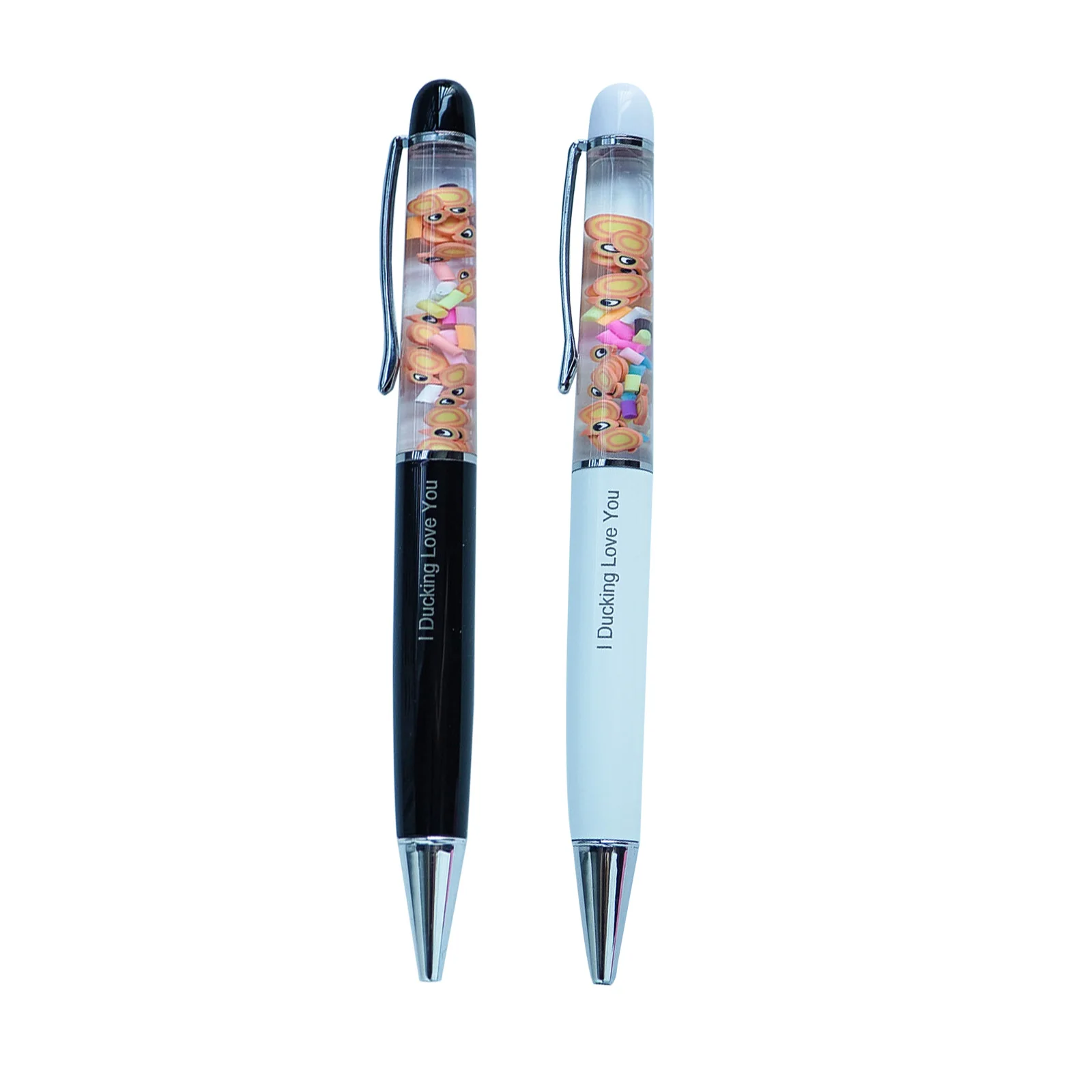 I Ducking Love You Duck Floating Funny Pens Cute Floater Liquid Writing Journaling Office Pen Unique Gift For Women Men