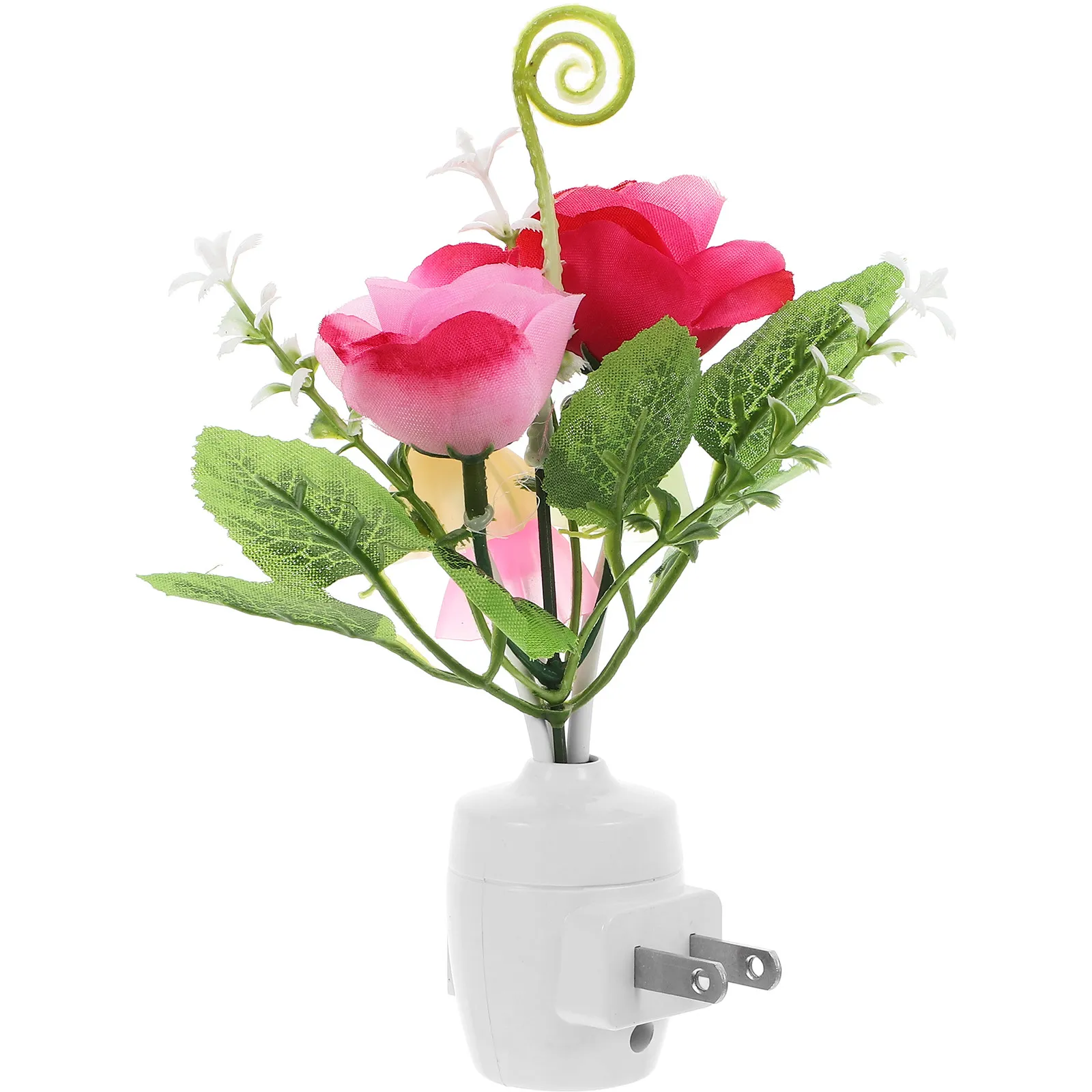 

2pcs Led Night Light Plug-In Cute Mushroom Shape Color Changing Bedroom Lamp For Bedside Decorative Lighting