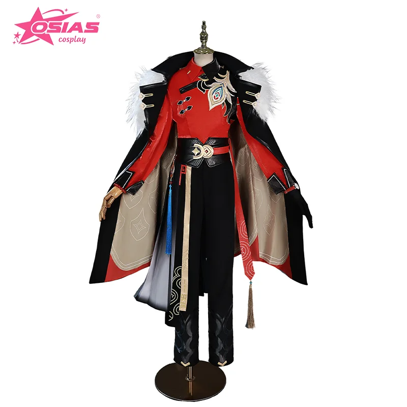 

OSIAS Aventurine Cosplay Costume Set Aventurine wig Aventurine shoes Honkai: Star Rail