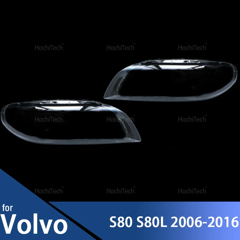 

Car Front Headlight Lens Cover for Volvo S80 S80L 2006-2016 Glass Auto Clear Shell Headlamp Lampshade Transparent