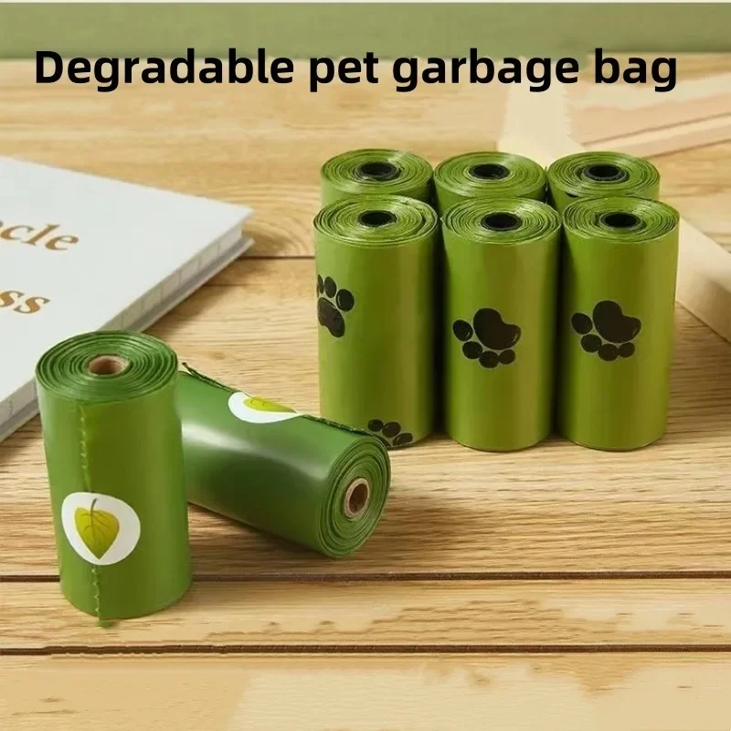 5+1 Pet Toilet Picking Set with Fragrance Thickened Degradable Poop Bag Outdoor Travel Dog Walking Cleaning and Poop Picking