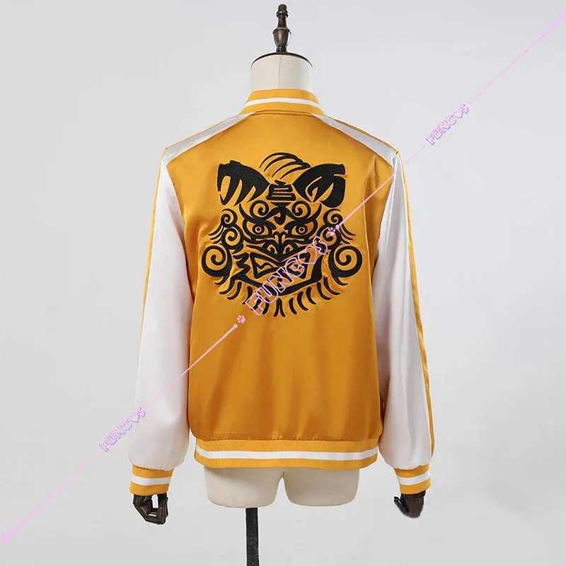 DY20WIND BREAKER Shishitoren Choji Tomiyama Cosplay Wig Costume Anime Yellow Pants Kimono Togame Kota Sako Furin High School Uni