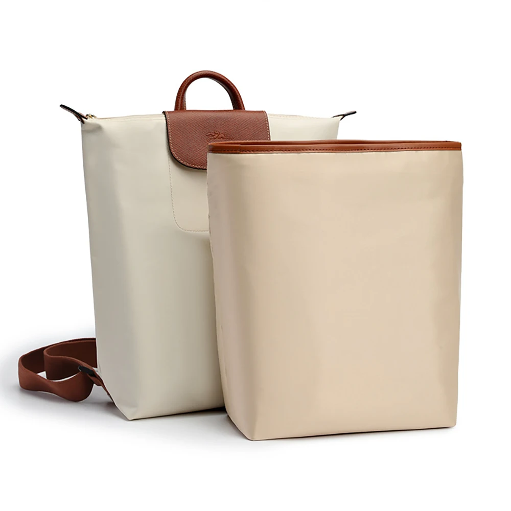 

Bag Organizer Insert For Longchamp Backpack Satin Material Super Strong Fit Bag Support Handbag Insert Bags Accessories