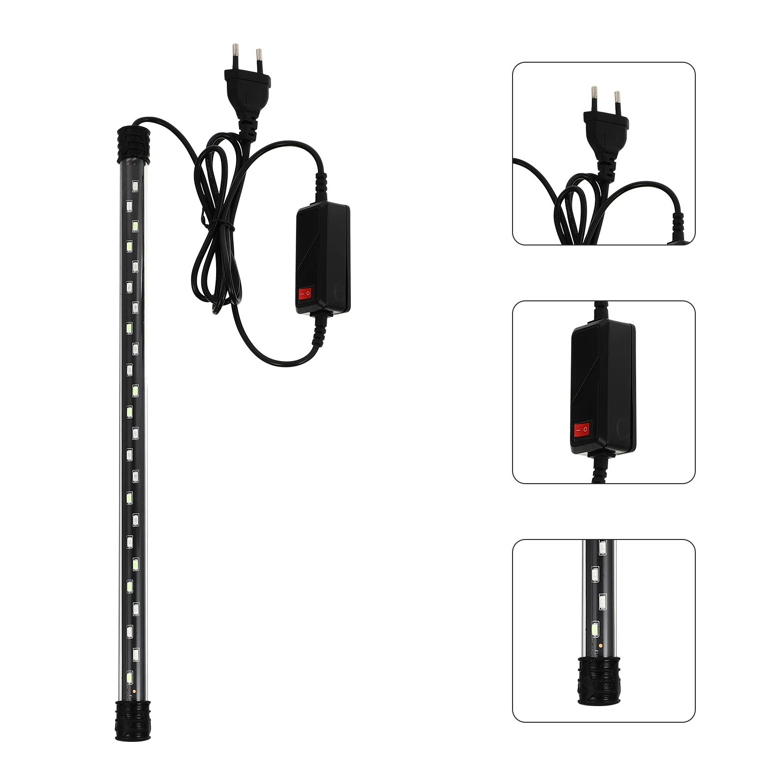 

Waterproof Aquarium Led Light Fish Tank Landscaping Light Durable Suction Cup Easy Installation Creative Lighting Device Eu Plug
