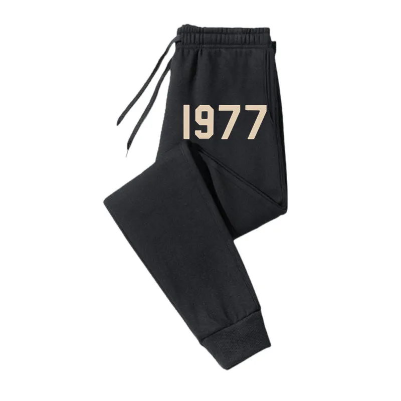 Spring and Autumn Fleece Men's Pants Casual Pants Men's Sports Jogging  Sweatpants Men's Harajuku Street Pants S-XXXL