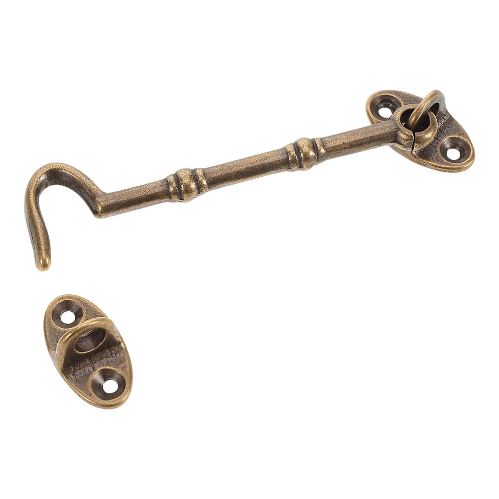 

Rotating Brass Hook Latch Durable Versatile Easy Install Window Door Hardware Security Stoppers Buckle Latch Hook