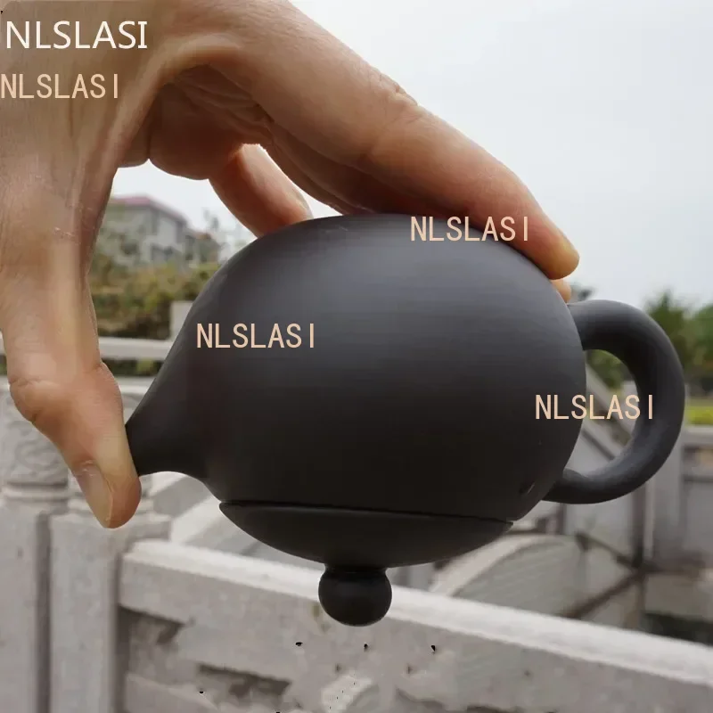 NLSLASI Authentic Yixing Tea Pot Purple Clay Xi Shi Teapot Ore Beauty Kettle Suit Puer Chinese Tea Set Etiquette Supplies