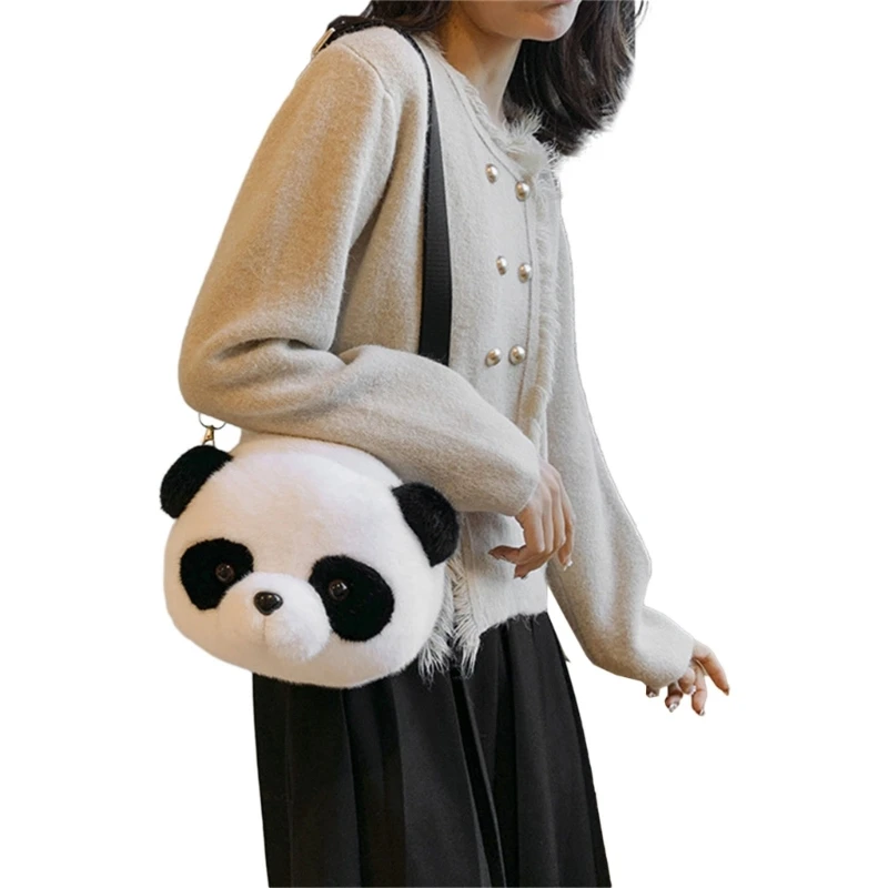 Borsa a tracolla Borsa a forma panda Borsa a tracolla alla Borsa a tracolla versatile alla per ragazza Borsa