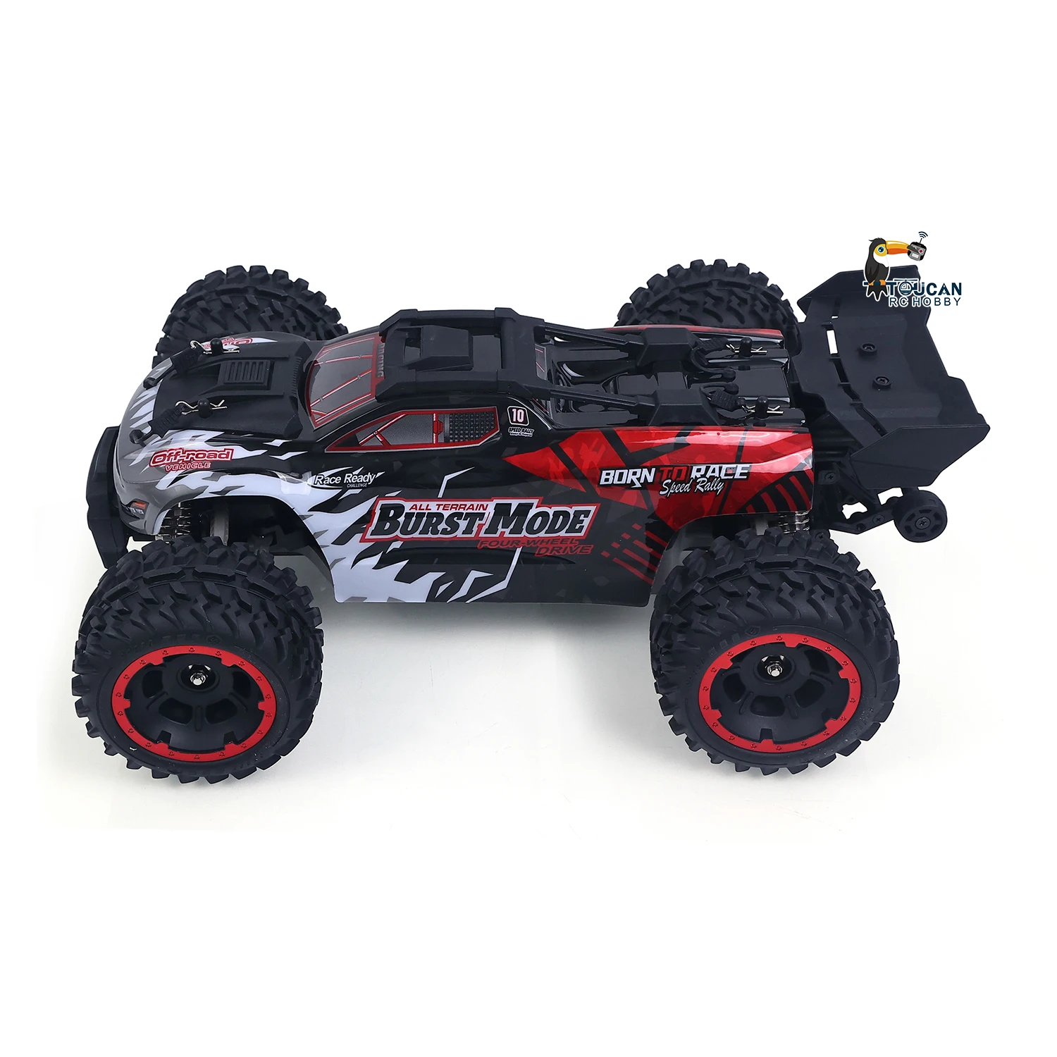 PVC-Gehäuse SCY 10101 1/10 4WD Ferngesteuertes Offroad-Auto RC Elektro-Großreifen-Truck mit Metall-Differential, Fahrbereit, LED-Licht – Detail 1