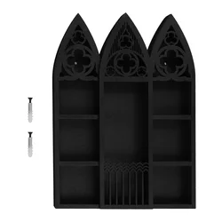 Wooden Storage Shelf for Essential Oil Rack for Home Bedroom Living Room Display Stand
