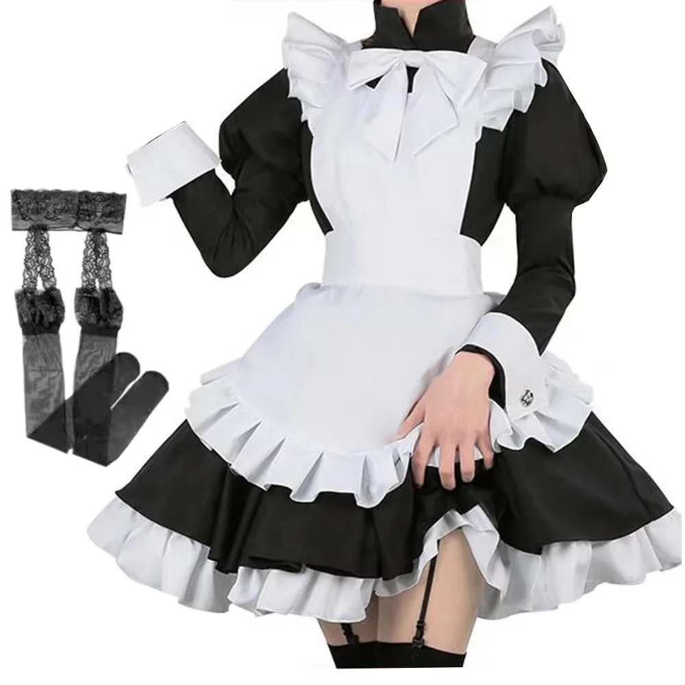 

Astolfo женский наряд горничной платье Лолиты вечерние Хэллоуин аниме косплей костюм по индивидуальному заказу