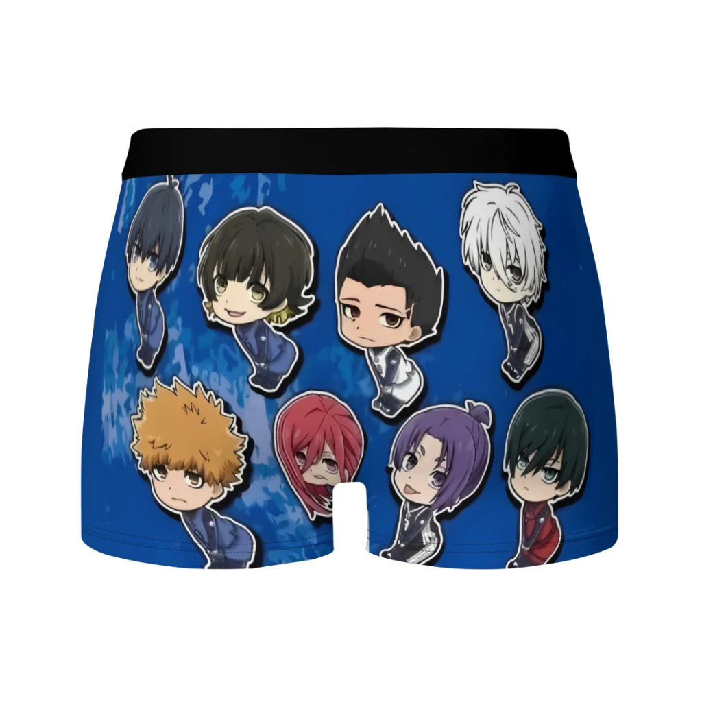 Blue Lock Boxer Men's Panties Underpants Male  Breathable Man Boxershorts Underwear For Men