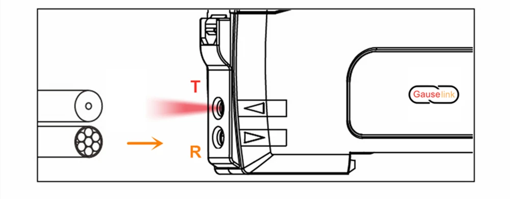 Koaxialer optischer Fasersensor, hohe Empfindlichkeit, M3, M4, M6, diffus, reflektierend, für Verstärker, Lichtschranke, mehrere Kerne – Detail 13