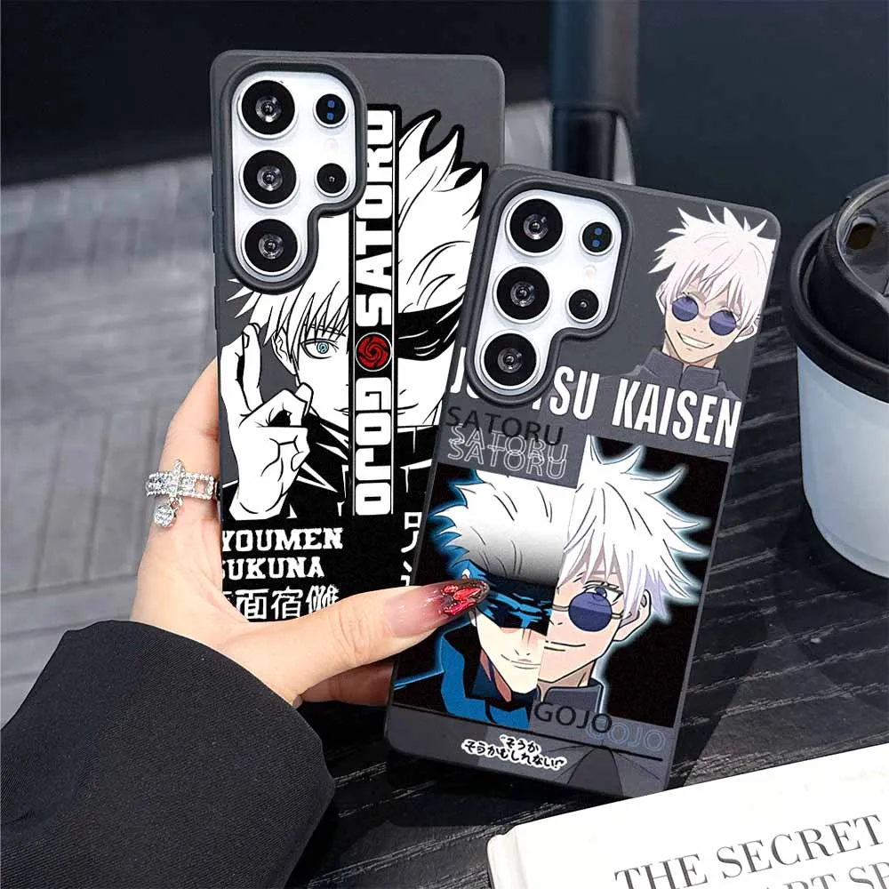 

Jujutsu Kaisen Anime Cute For Google Pixel 9A 9 8 7A 7 Pro XL Frosted Large Holes Soft TPU Matte Creativity Phone Case