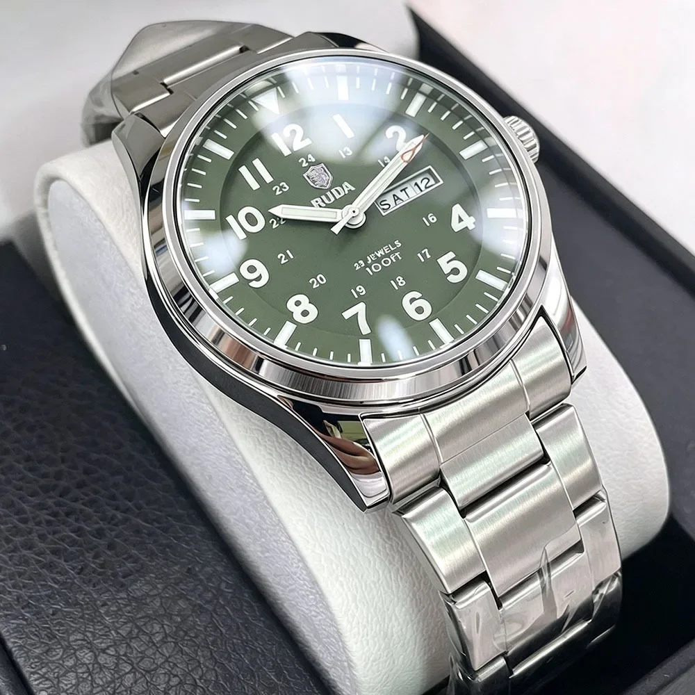RUDA Calendar Watch Men's Large Dial Sports Canvas with Male Student Watch Waterproof Temperament Men's Quartz Fashion Watch