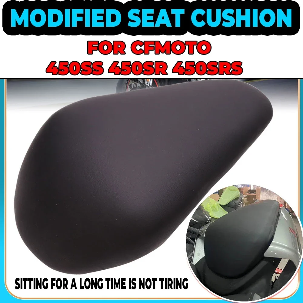 

Motorcycle Passenger Rear Seat Pad Modified Soft Rear Fairing Rear Hump Pad For CFMOTO 450SS 450SR SRS450 450NK 2023 2024