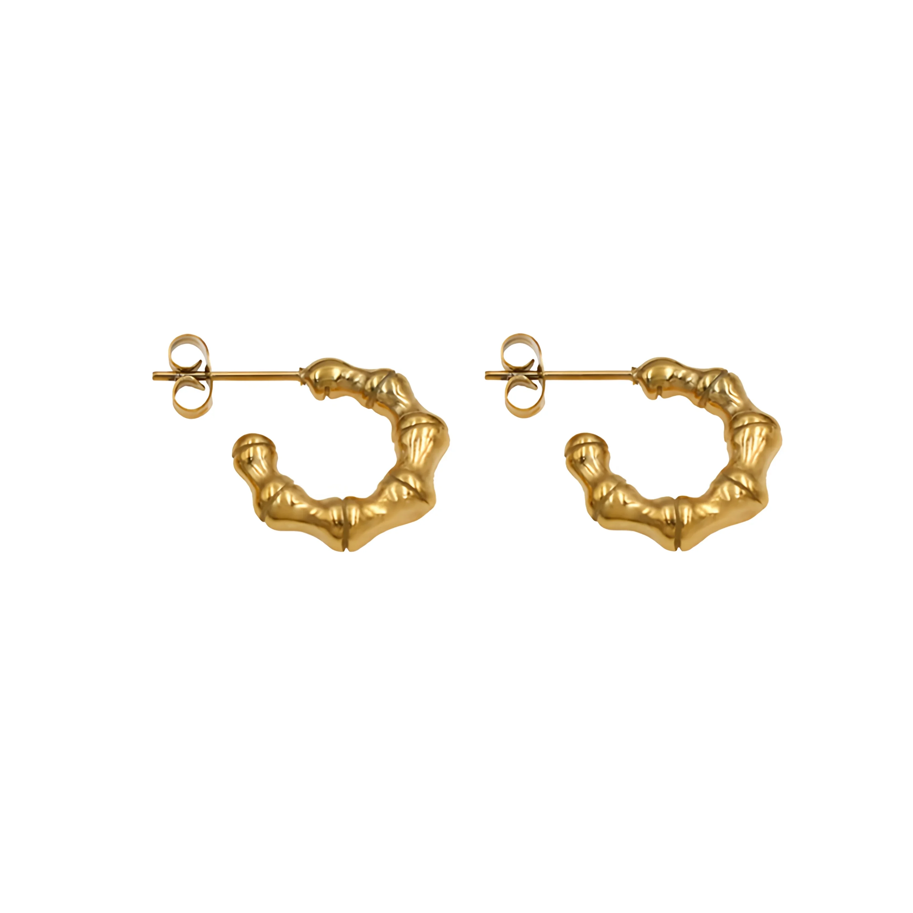 Pendientes de acero inoxidable para mujer, joyería en forma de C, oro k, regalo para el día de la madre, tendencia de alta calidad, barato, nuevo en elección de kpop, 2024