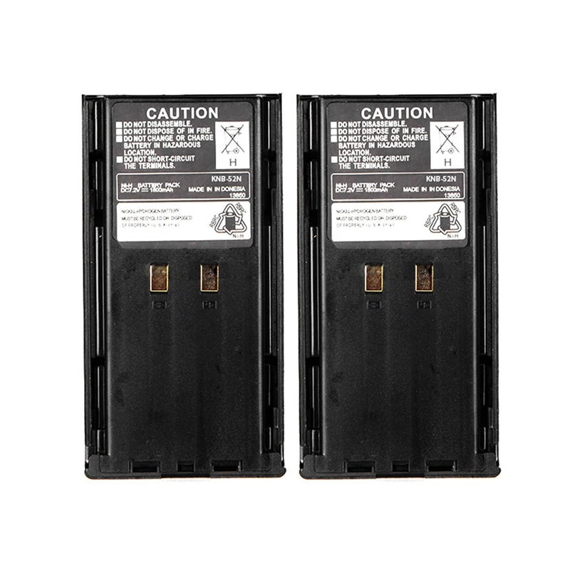 Nuovo 7.2V 1800mAh KNB-52N Ni-MH Batteria Per KENWOOD Walkie Talkie TK180 TK280 TK380 TK480 TK490 KNB-16A KNB-17A KNB-17N KNB-21N