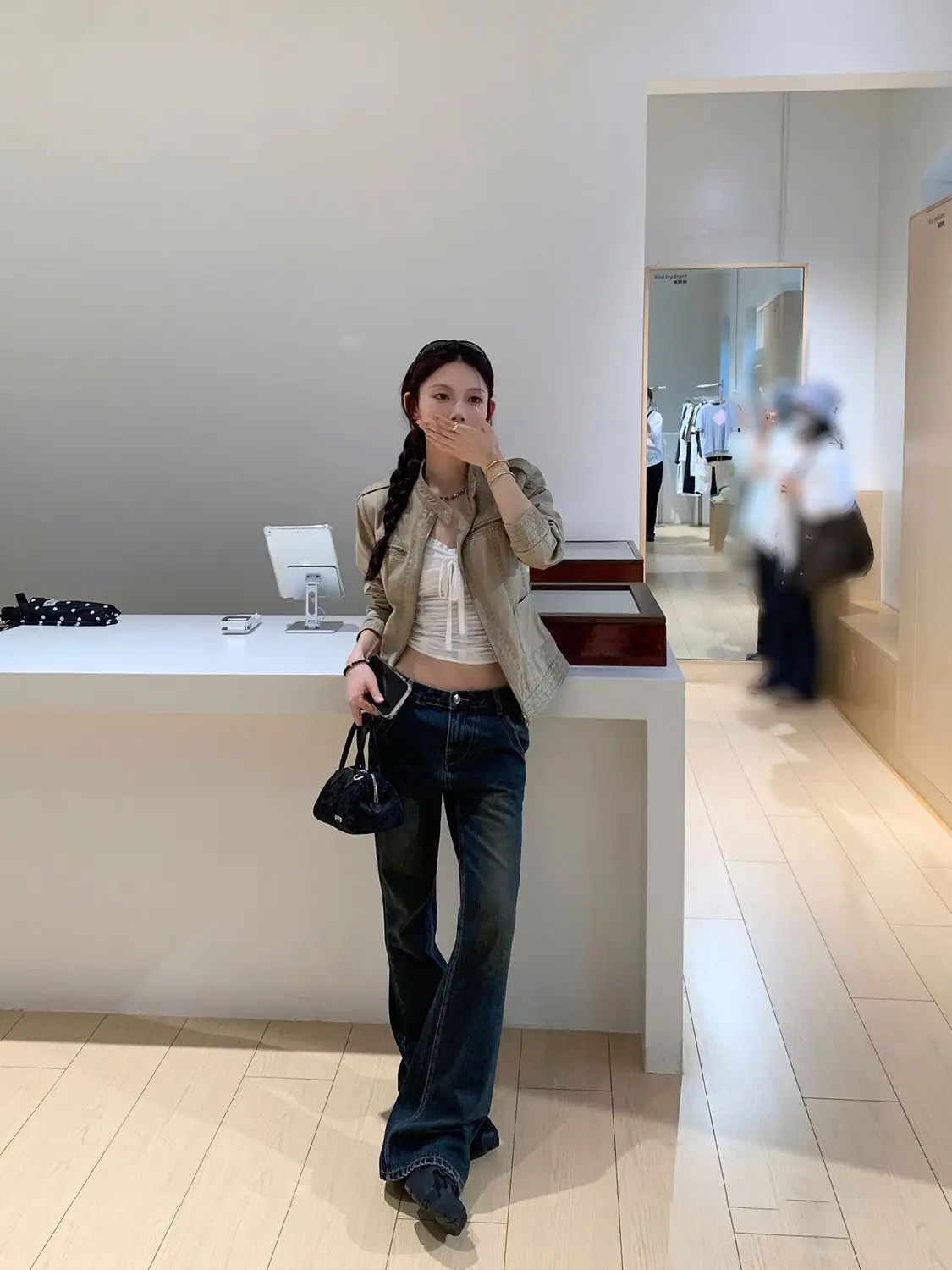 سترات سفاري كاهاكي يابانية عتيقة للنساء للخريف Y2k ملابس غير رسمية ملابس خروج أنيقة معاطف قصيرة موضة كورية 2000s #2