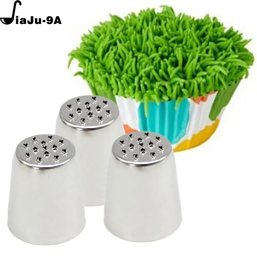 Make Grass Piping Nozzles Sugar Fondant Cake Decorating Pastry Icing Tips Tool Piping Nozzles Kitchen Baking Accessories 233