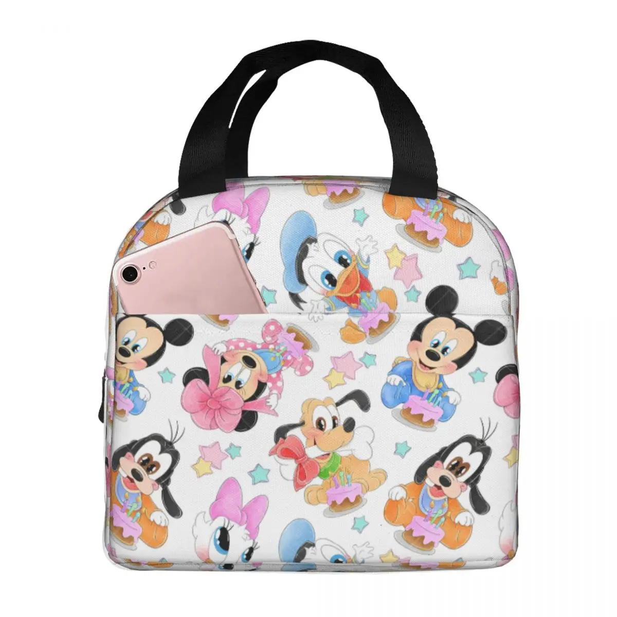 

Custom G-Goofyes Anime Portable Lunch Boxes for Women Leakproof Cartoon Thermal Cooler Food Insulated Lunch Bag School Student