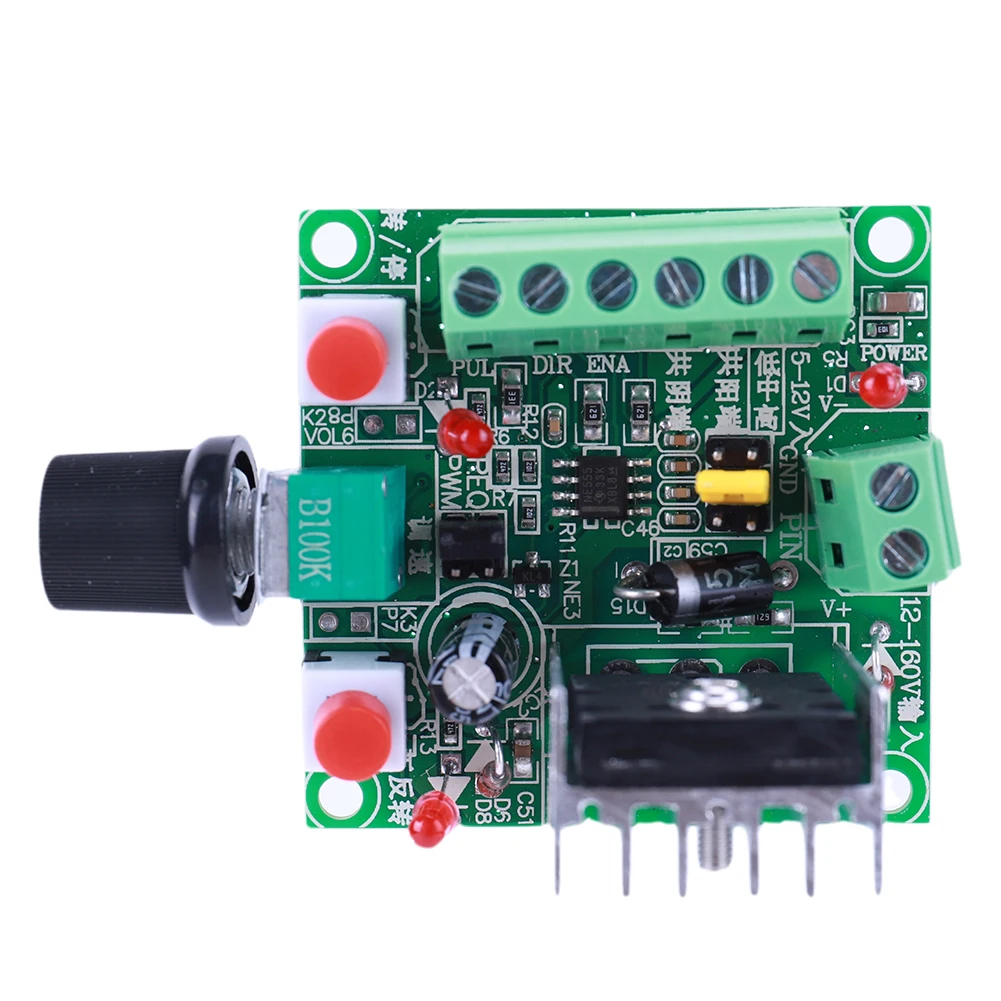 Stepper Motor Driver Controller Adjustable Frequency Regulation Step Motor Drive Simple Controller Pulse Signal Generator Module